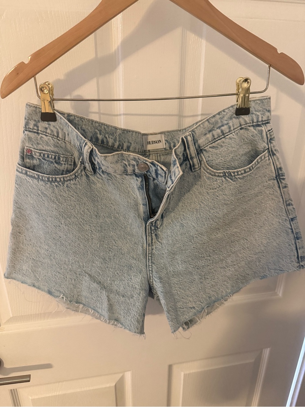 Hudson Loose Cut Off Denim Short Shorts